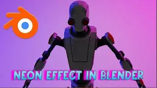 Neon effect in BLENDER with point lights