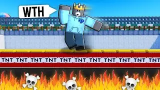 I played TNT Run with the owner!! Block Tycoon ROBLOX