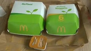 McDonalds: McPlant Nuggets, McPlant Burger - Mukbang ASMR Eating