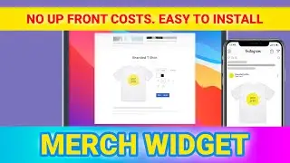 Easy-to-install Merch Widget for your website. Embed it on any website​ for free.