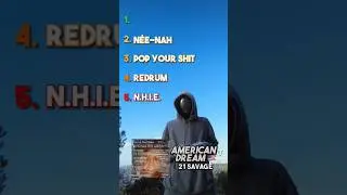 Ranking the best songs on american dream 🔥 #21savage #americandream #album #ranking #songs #shorts