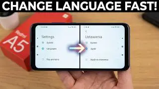 How to Change Language : Xiaomi Redmi A5