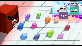 я стала квадратным блоком и поедаю всех Roblox   Block Eating Simulator