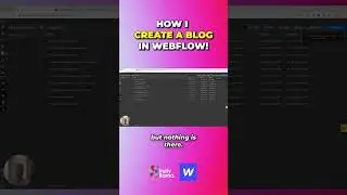 How to Create a Blog in Webflow | Tutorial