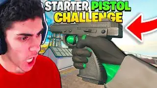 Using Only the STARTER PISTOL in Warzone!