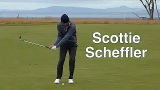 Scottie Scheffler Pitch Shot Face-On (Full Speed & Slow Motion)
