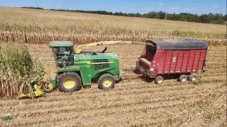 Chopping Corn Silage near Hanoverton Ohio