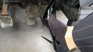 "In time for the business lunch?" ( car cranking in high heels )