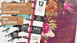 The Happy Planner Fall 2021 Release- Mentor Unboxing