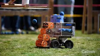 Battle of the Bots on Beckman Mall – ME72's Rubble Rush