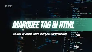 Marquee tag in html
