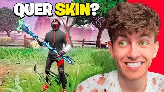 FINGI SER NOOB NO FORTNITE EM UMA CONTA NOVA!