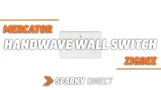 Mercator Ikuu SSW01GHW-ZB | Zigbee Handwave Wall Switch | White