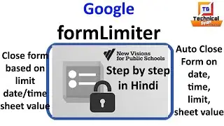 Form limiter in Google form. Automatically close google form responses.