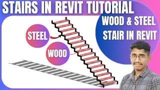 Wood & Steel Stair in Revit Tutorial