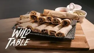 Antelope and Black Bean Flautas | Wild Table