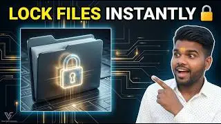 Windows 10 में Files & Folders Lock कैसे करें? 🔒 No Software | Vikas Tech Solutions