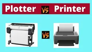 What is Difference Between Plotter and Printer