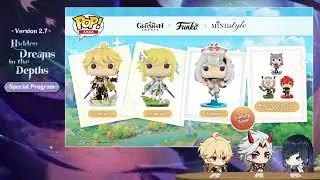 Funko Pop x Genshin Impact official merchandise | Bobble Head Figure