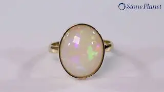 Золотое кольцо с опалом