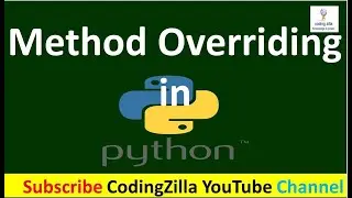 What is Overriding Methods in Python | Python Method Overriding |python |CodingZilla