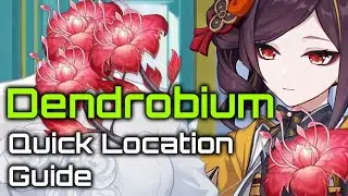 Where to farm Dendrobium | All Dendrobium Locations | Chiori Ascension Materials | Genshin Impact