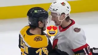 Alex Formenton Wins his first NHL fight against Clifton
