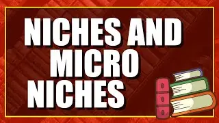 Niches & Micro Niches for low / No Content Book Publishing