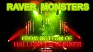 Hard Techno Industrial  mix #71 - Raver Monster - From Halloween Bunker - Alex Mira