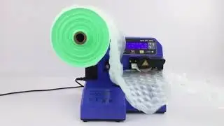 Biodegradable cushion bubble air filled wrap for packaging stuffing