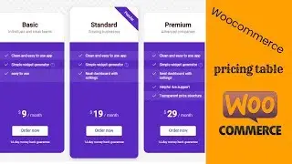 Woocommerce pricing table tutorial | Robot Balok
