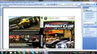 Как сделать DVD обложку через Microsfot Office Word.