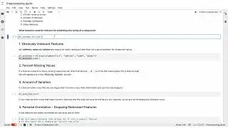 preprocessing in python