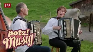 Familienkapelle Franz und Joland Schmidig: Bärgsummer | Potzmusig | SRF