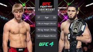 Paddy Pimblett vs Islam Makhachev Full Fight - UFC Fight Of The Night