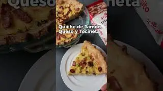 Quiche de jamón y queso