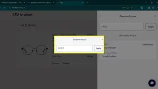 How to apply Lenskart discount code