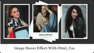 Image Hover Video With HTML, CSS|| Complete Code