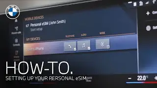 How to Set Up Your Personal eSIM | BMW How-To
