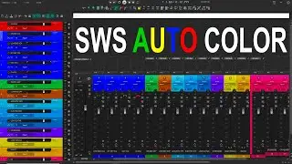 Automatic Track Coloring in REAPER 6 - How I Do It