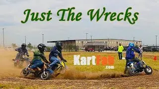 Just The Wrecks: Mini Bike Racing and Fails in Temple, Tx feat. T.O.M.B.