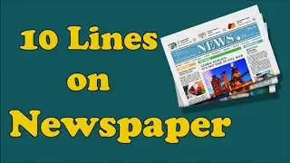 10 Lines on Newspaper in English