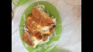 Запечённый в духовке судак с сыром