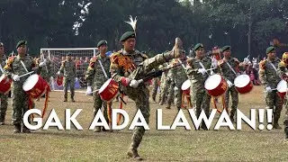 AKSI DRUMBAND TNI AD BATALYON PARA RAIDER GAK ADA OBAT!!