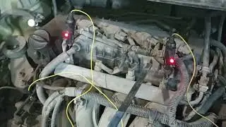 Mitsubishi Colt loses control pulse to injectors 1 and 4.