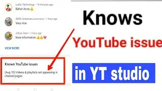 [ FIXED ] [ Known Issue ] 8/10 Videos & playlists not appearing in channel pages