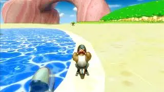 [MKW Lap 1 BKS] GCN Peach Beach (no-glitch) - 23.844