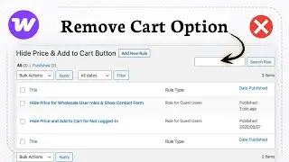 How to hide the Add to Cart button in WooCommerce (Shop Setup)