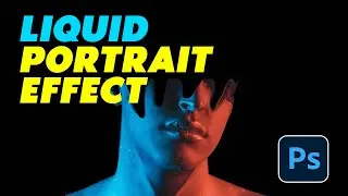 Liquid Portrait Effects in Photoshop 2021 #shorts