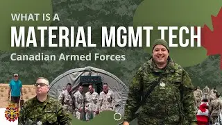 What is a MATERIAL MANAGEMENT Technician in the CAF